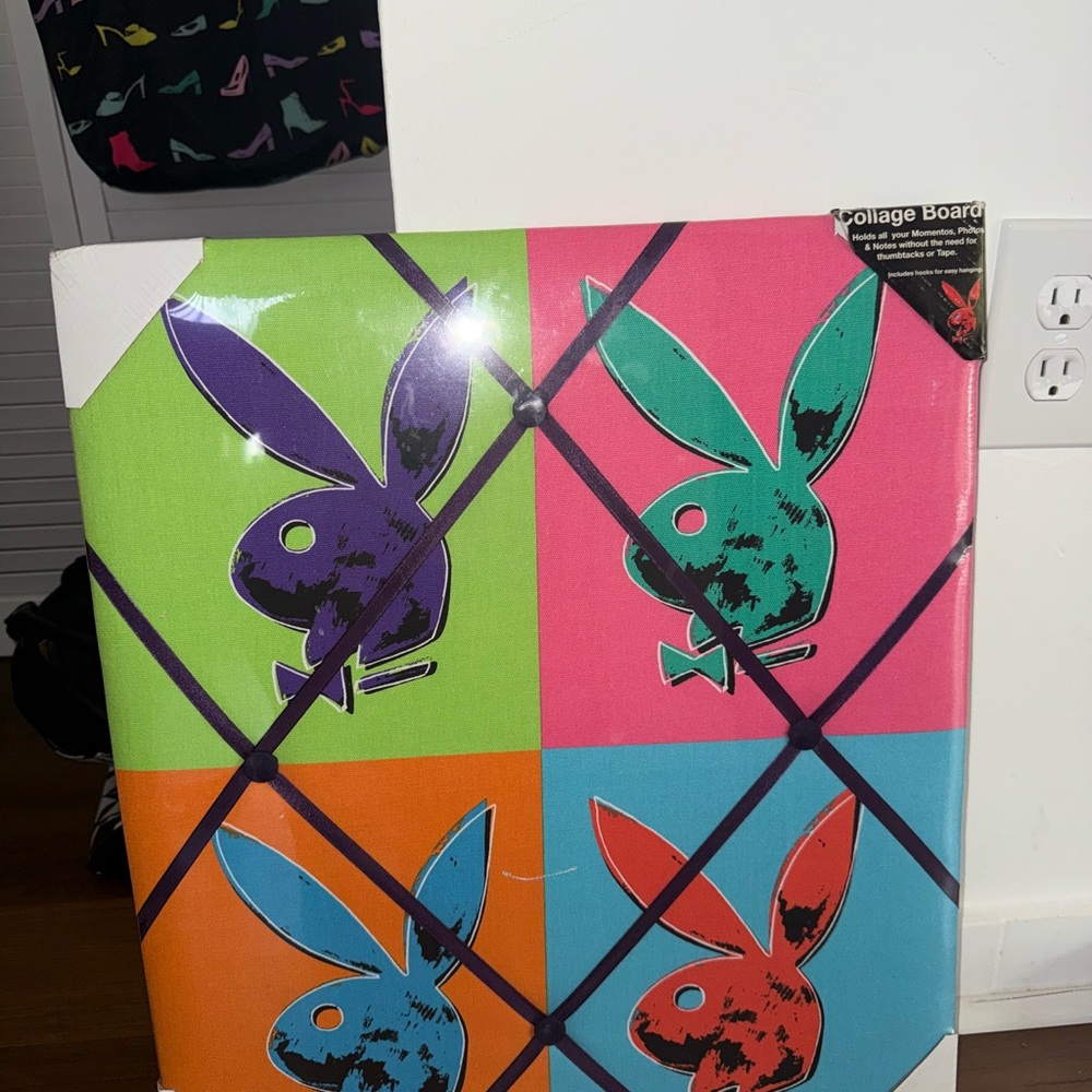 PLAYBOY Pop Art Canvas - Purple, Green, Pink, Orange, Blue